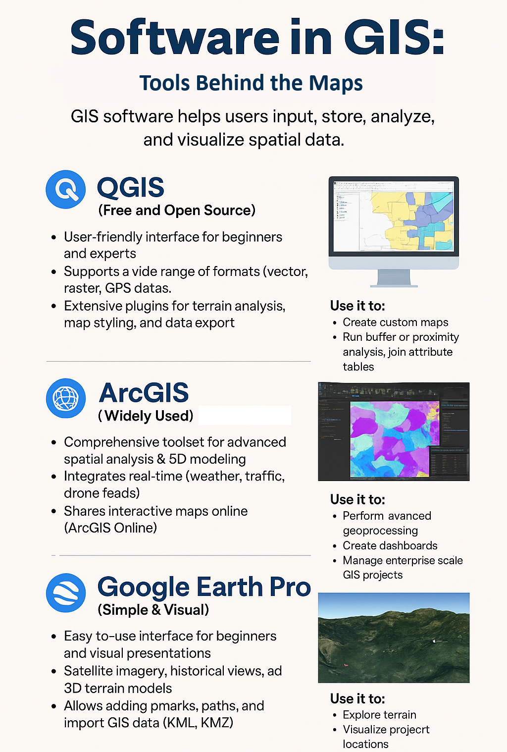 GIS Softwares
