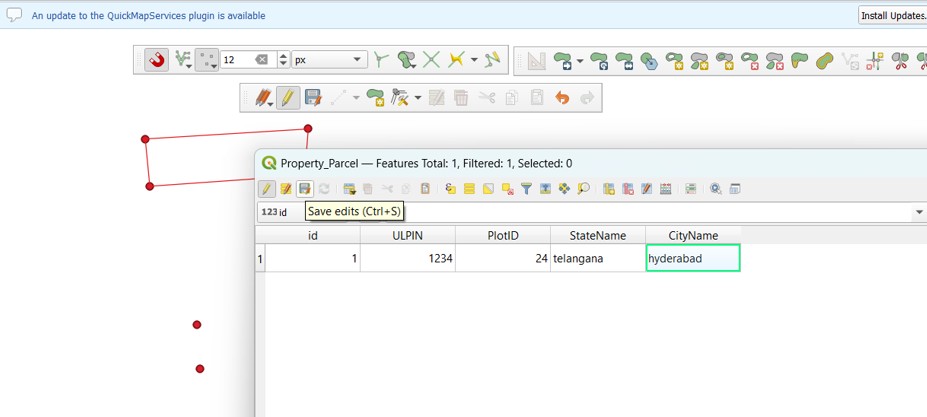 Save Edit Attributes